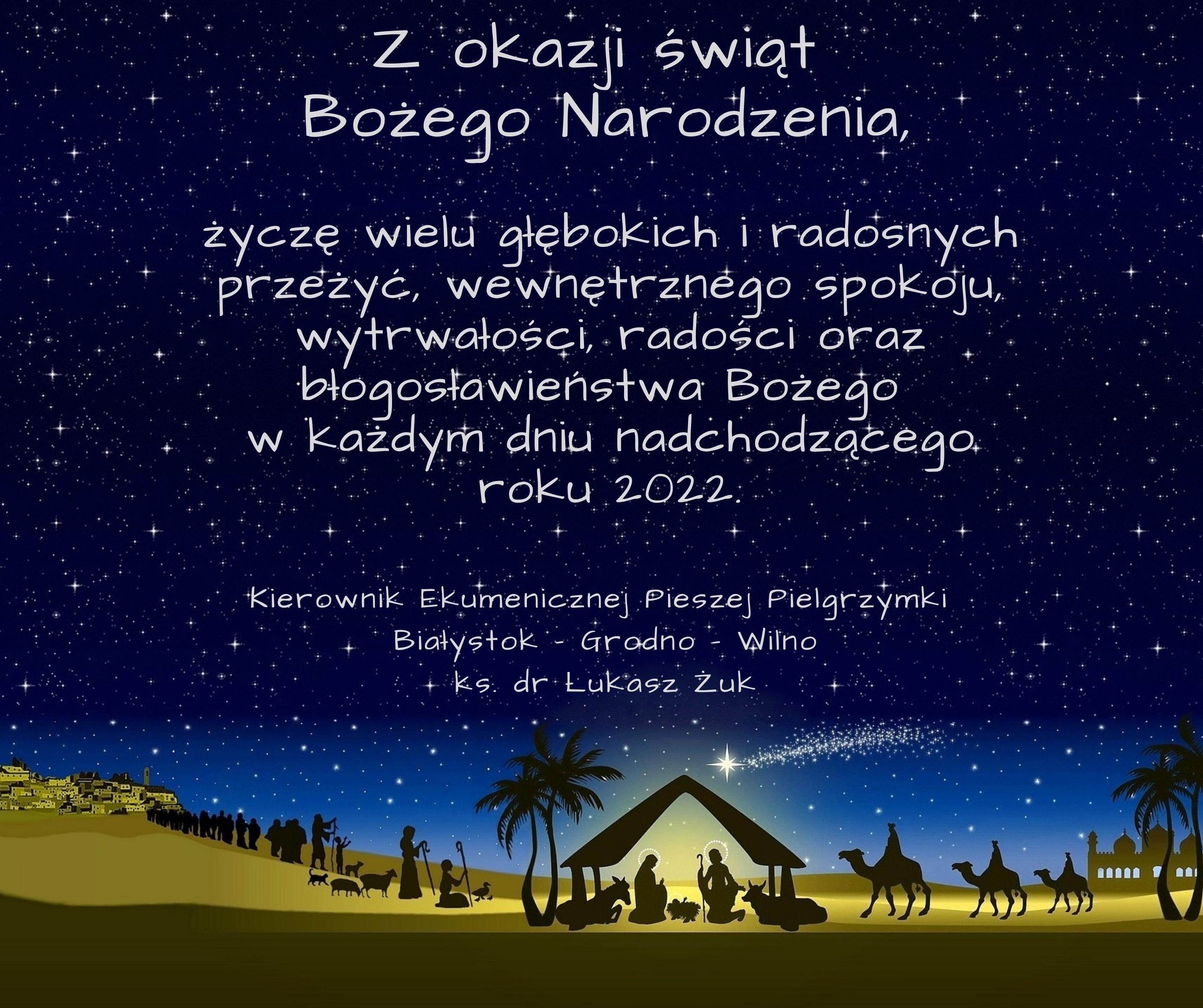 ŻYCZENIA ŚWIĄTECZNE 2021